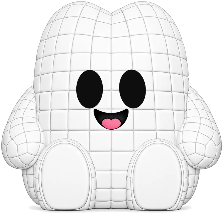 Blank CHIK, the blank white CHIK